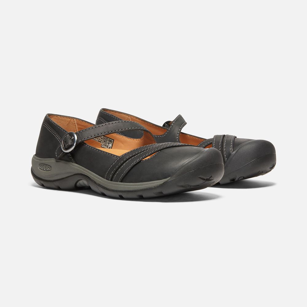 Slip-On Keen Femme Noir | Presidio Ii Cross Strap | ZVXFO-9358